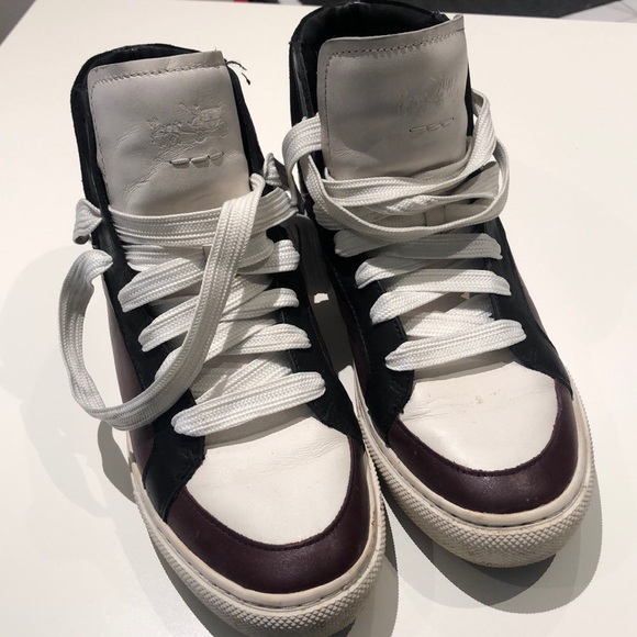 Coach men’s high top sneakers! - Picture 2 of 5